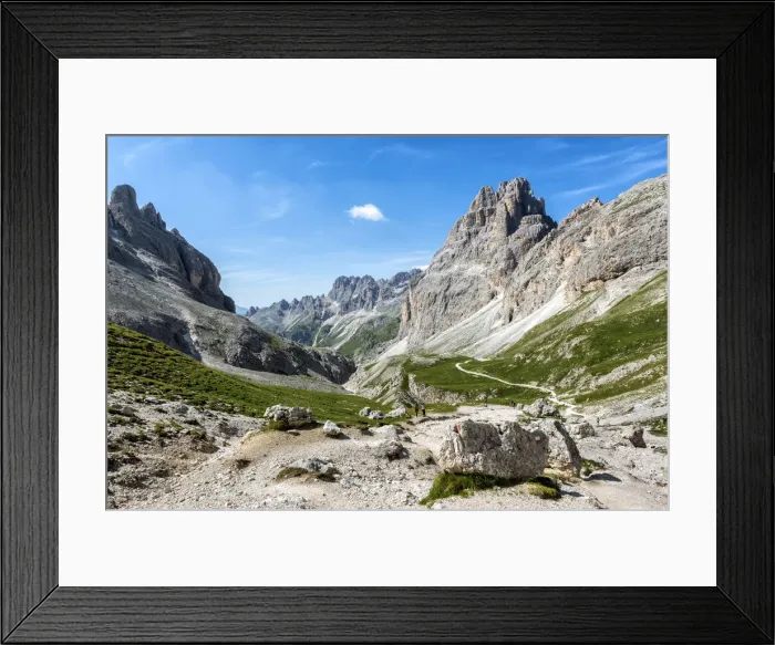 Framed Print : Vajolet valley ant the Catinaccio group, dolomites, Italy Framed Print : Vajolet valley ant the Catinaccio group, dolomites, Italy