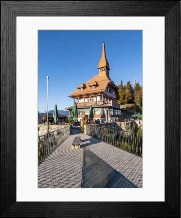 Framed Print : Harder Kulm, Canton of Bern, Switzerland, Europe
