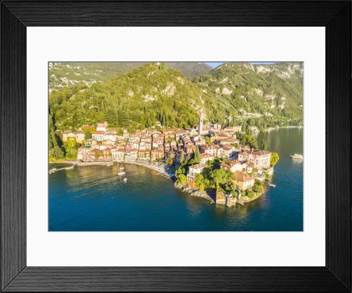 Framed Print : Varenna, Lecco province, Lombardy, Italy, Europe