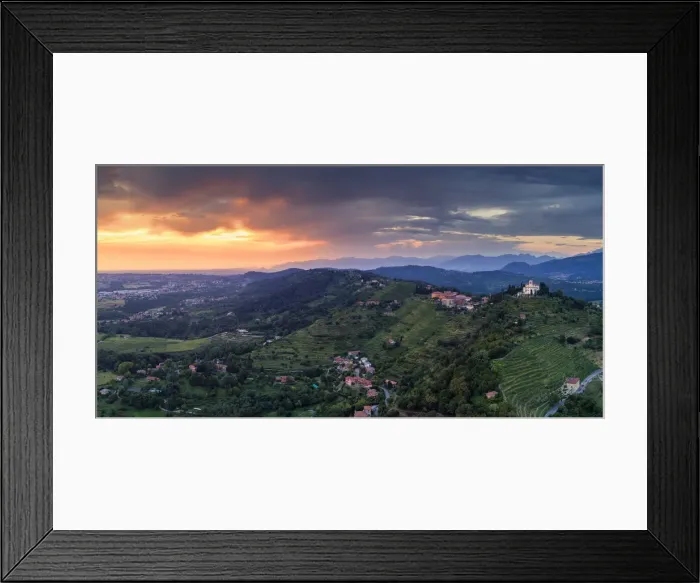 Framed Print : Montevecchia, Lecco district, Lombardy, Italy, Europe
