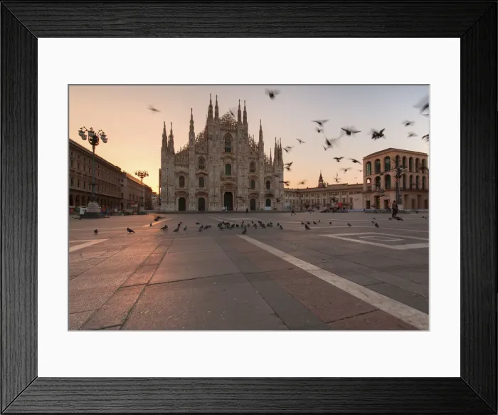Framed Print : Milan Cathedral at sunrise, Lombardia, Italy Framed Print : Milan Cathedral at sunrise, Lombardia, Italy