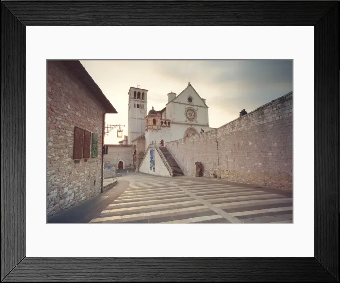 Framed Print : Upper Basilica of St. Francis of Assisi, Perugia district, Umbria, Italy Framed Print : Upper Basilica of St. Francis of Assisi, Perugia district, Umbria, Italy