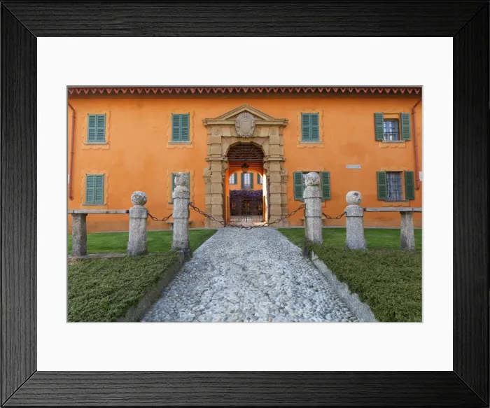 Framed Print : House feature Montevecchia, Lecco, Lombardy, Italy Framed Print : House feature Montevecchia, Lecco, Lombardy, Italy