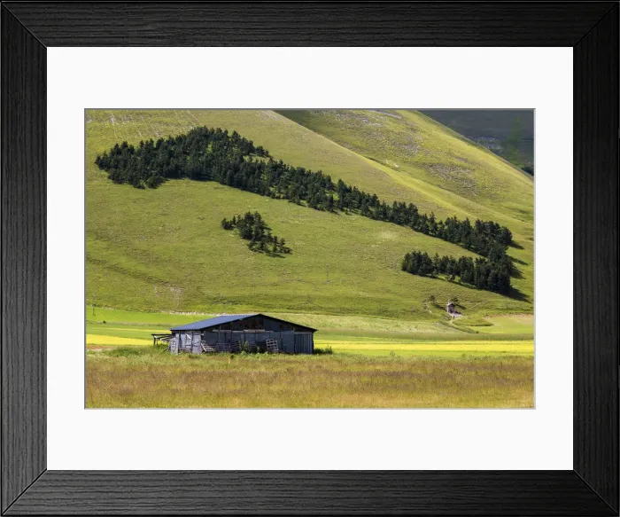 Framed Print : Castelluccio di Norcia, Sibillini national park, Umbria, Italy Framed Print : Castelluccio di Norcia, Sibillini national park, Umbria, Italy