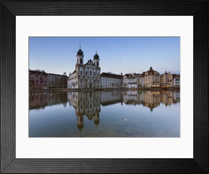 Framed Print : Switzerland, Lucerne at sunrise Framed Print : Switzerland, Lucerne at sunrise