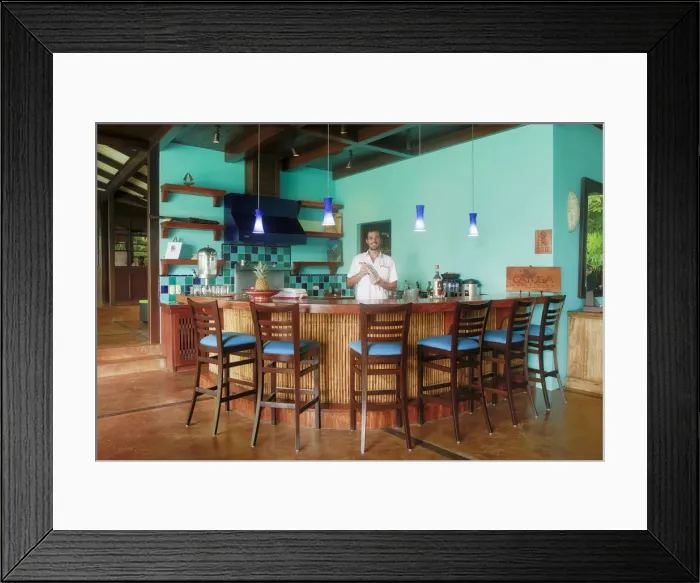 Framed Print : Central America, Costa Rica, Puntarenas, Nicoya peninsula, Santa Teresa, the bar Framed Print : Central America, Costa Rica, Puntarenas, Nicoya peninsula, Santa Teresa, the bar