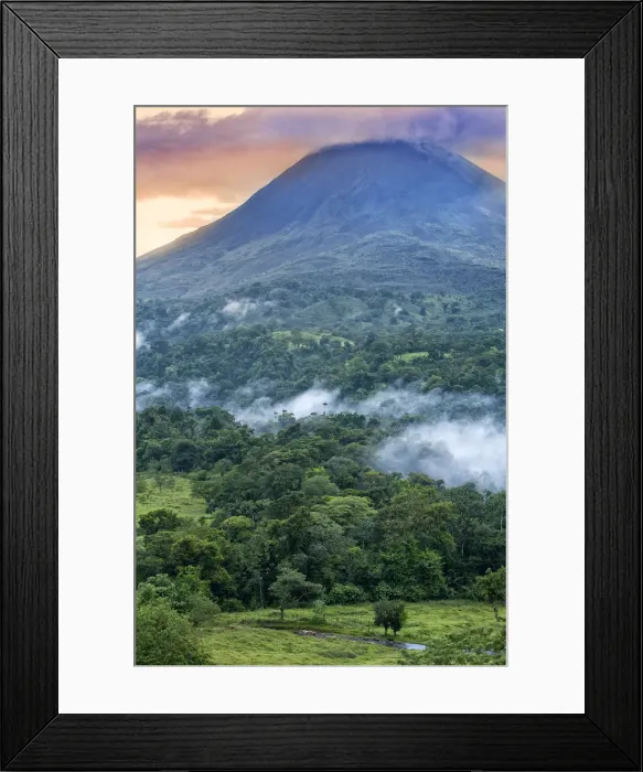 Framed Print : Central America, Costa Rica, La Fortuna, Arenal volcano and national park Framed Print : Central America, Costa Rica, La Fortuna, Arenal volcano and national park