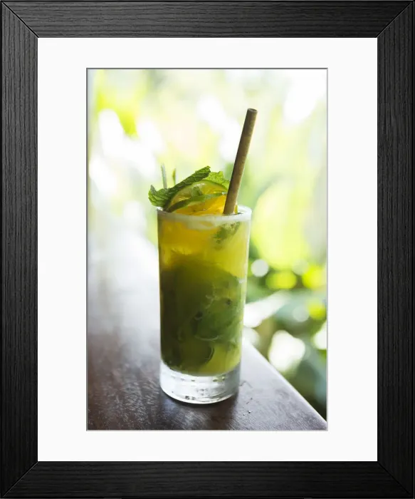Framed Print : Central America, Costa Rica, cocktails at Playa Nicuesa Lodge Framed Print : Central America, Costa Rica, cocktails at Playa Nicuesa Lodge