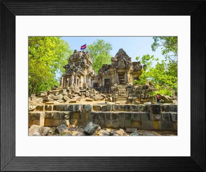 Framed Print : Wat Ek Phnom Temple ruins, Battambang Province, Cambodia Framed Print : Wat Ek Phnom Temple ruins, Battambang Province, Cambodia