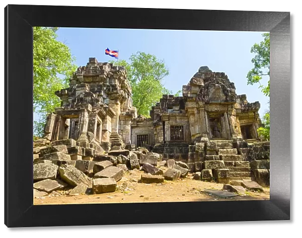 Wat Ek Phnom Temple ruins, Battambang Province, Cambodia