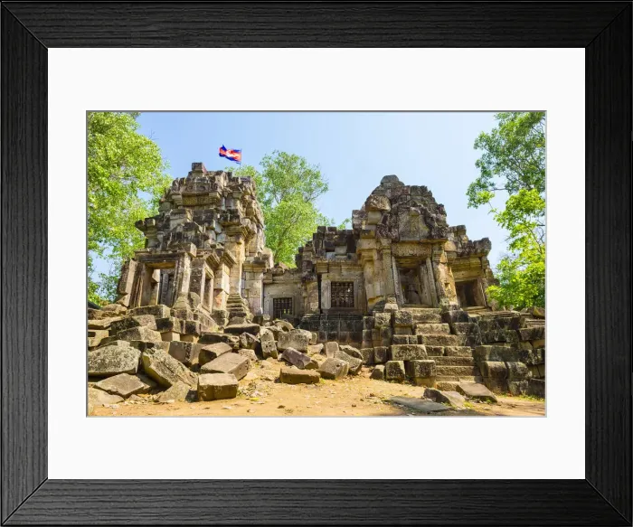Framed Print : Wat Ek Phnom Temple ruins, Battambang Province, Cambodia Framed Print : Wat Ek Phnom Temple ruins, Battambang Province, Cambodia