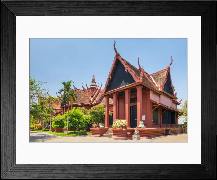 Framed Print : National Museum of Cambodia, Phnom Penh, Cambodia Framed Print : National Museum of Cambodia, Phnom Penh, Cambodia