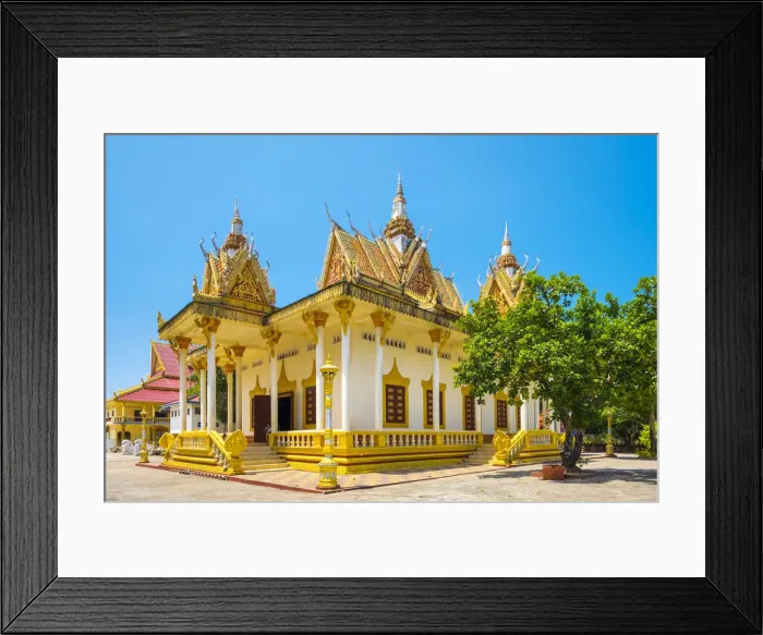 Framed Print : Wat Krom, Sihanoukville, Preah Sihanouk Province, Cambodia Framed Print : Wat Krom, Sihanoukville, Preah Sihanouk Province, Cambodia
