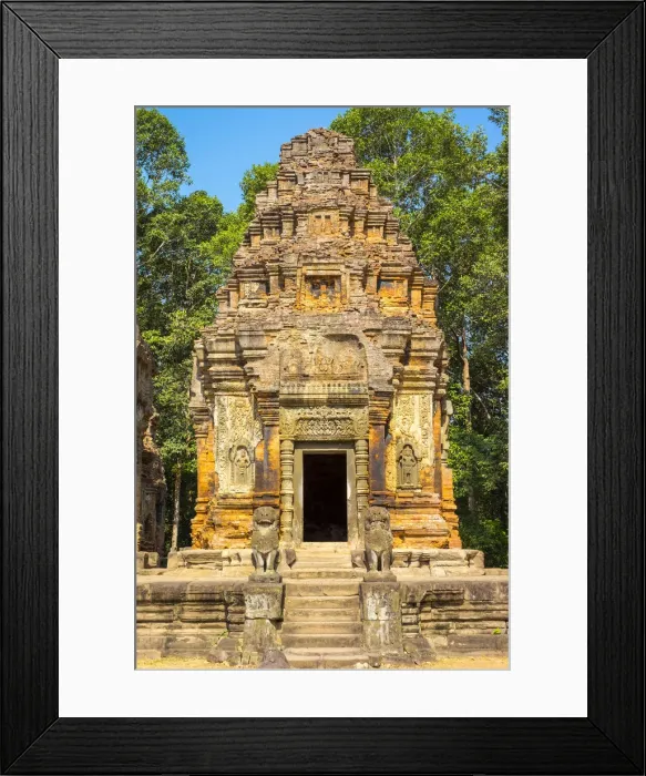 Framed Print : Prasat Preah Ko temple ruins, Roluos, UNESCO World Heritage Site, Siem Reap Province Framed Print : Prasat Preah Ko temple ruins, Roluos, UNESCO World Heritage Site, Siem Reap Province
