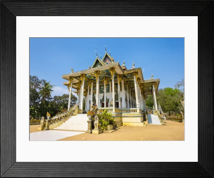 Framed Print : Ek Phnom Pagoda buddhist temple, Battambang Province, Cambodia Framed Print : Ek Phnom Pagoda buddhist temple, Battambang Province, Cambodia