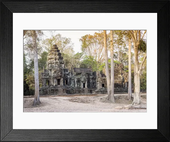 Framed Print : Asia, Cambodia, Siem Reap, Angkor, Thommanon hindu temple