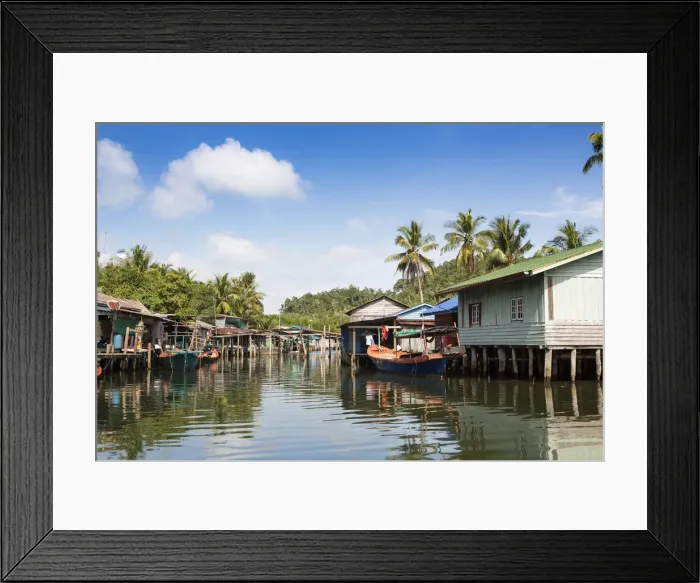 Framed Print : Asia, Cambodia, Sihanoukville, Preah Sihanouk, Koh Rong, fishing village on the island Framed Print : Asia, Cambodia, Sihanoukville, Preah Sihanouk, Koh Rong, fishing village on the island