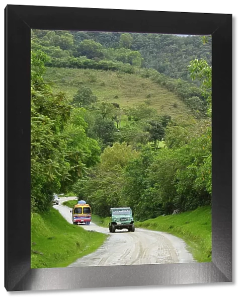 Country Road in Silvia, Colombia, South America