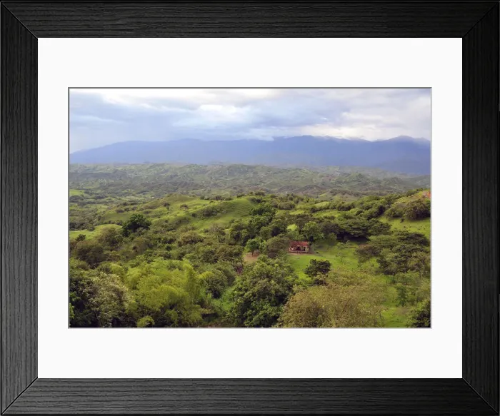 Framed Print : House in the country south of Popayan, Colombia, South America Framed Print : House in the country south of Popayan, Colombia, South America