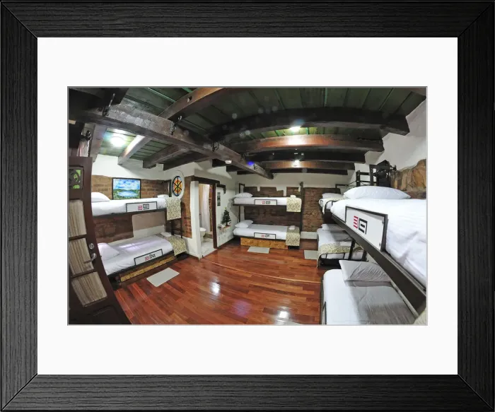Framed Print : Hotel Muisca dorm room, Bogota, Colombia Framed Print : Hotel Muisca dorm room, Bogota, Colombia