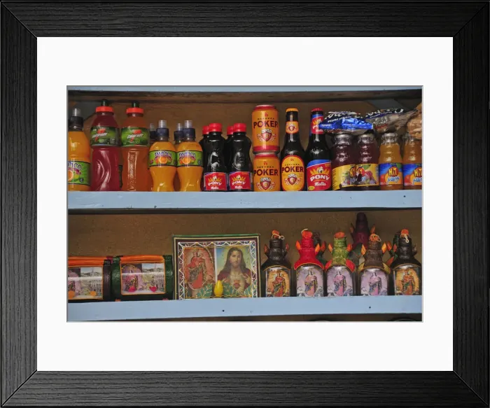 Framed Print : Store selling drinks, Las Lajas, Colombia, South America Framed Print : Store selling drinks, Las Lajas, Colombia, South America