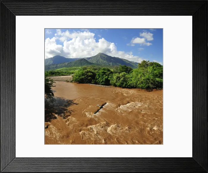 Framed Print : Rio Magdalena in flood, near Girardot, Colombia, South America Framed Print : Rio Magdalena in flood, near Girardot, Colombia, South America