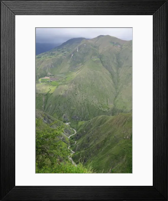 Framed Print : Canyon north of Pasto, Colombia, South America Framed Print : Canyon north of Pasto, Colombia, South America