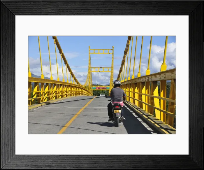 Framed Print : Bridge over the Rio Cauca, Santa Fe de Antioquia, Colombia, South America Framed Print : Bridge over the Rio Cauca, Santa Fe de Antioquia, Colombia, South America