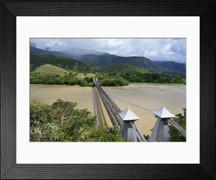 Framed Print : Antigua Puente de Occidente, Santa Fe de Antioquia, Colombia, South America Framed Print : Antigua Puente de Occidente, Santa Fe de Antioquia, Colombia, South America