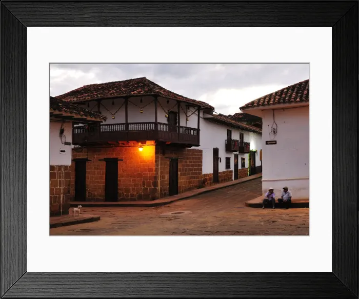 Framed Print : Colonial town of Barichara, Colombia, South America Framed Print : Colonial town of Barichara, Colombia, South America