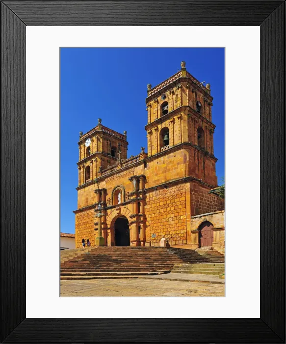 Framed Print : Templo, Colonial Town of Barichara, Colombia, South America Framed Print : Templo, Colonial Town of Barichara, Colombia, South America