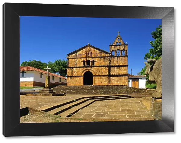 Capilla de Santa Barbara, Colonial Town Barichara, Colombia, South America