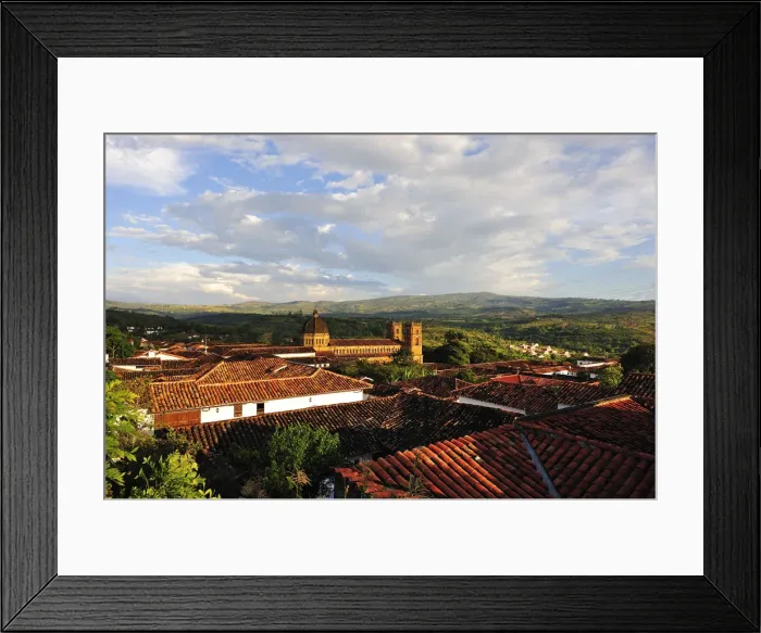 Framed Print : Colonial Town of Barichara, Colombia, South America Framed Print : Colonial Town of Barichara, Colombia, South America