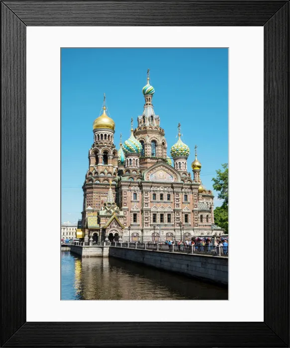 Framed Print : Saint Petersburg, Russia, Eurasia. Church of the Savior on spilled blood