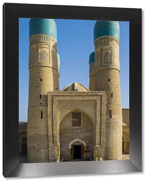 Bukhara, Uzbekistan, Central Asia. Chor-Minor Madrasah
