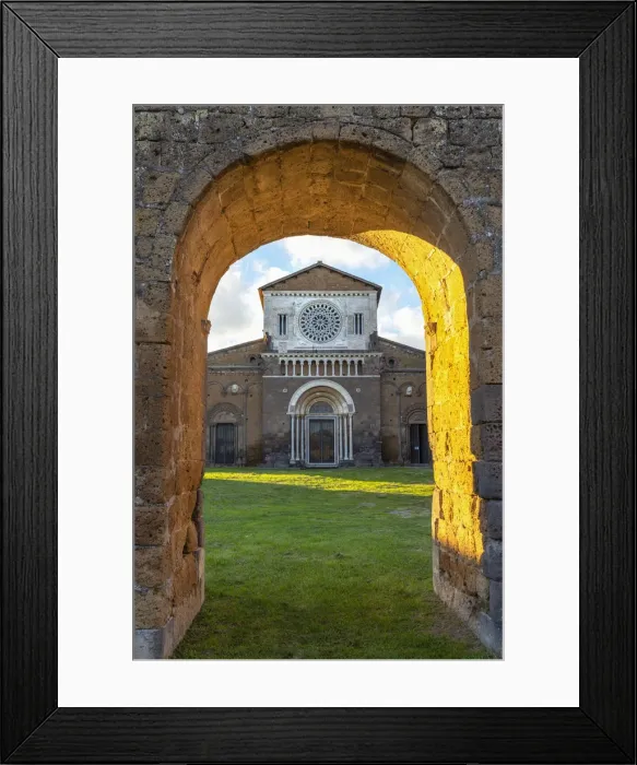 Framed Print : Abbey San Giusto in Tuscania. Europe, Italy, Lazio, Viterbo province, Tuscania Framed Print : Abbey San Giusto in Tuscania. Europe, Italy, Lazio, Viterbo province, Tuscania