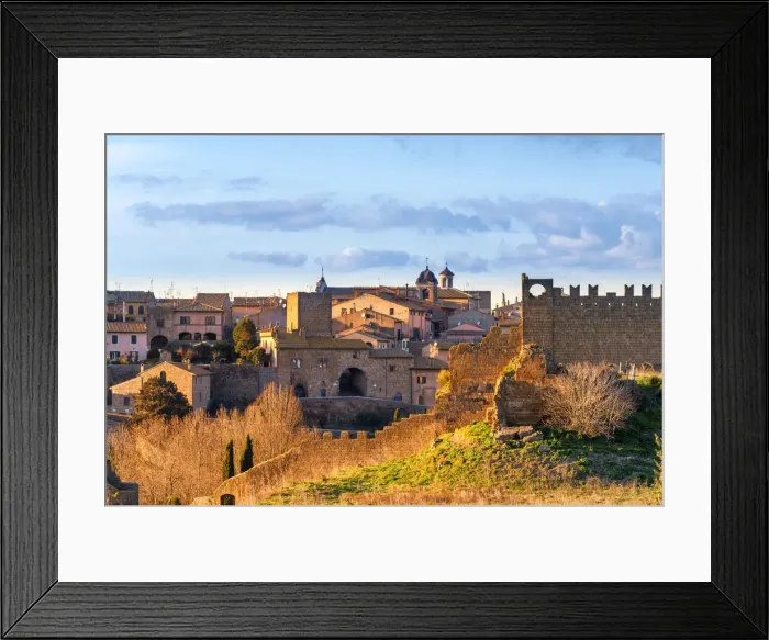 Framed Print : Tuscania at sunset. Europe, Italy, Lazio, Viterbo province, Tuscania Framed Print : Tuscania at sunset. Europe, Italy, Lazio, Viterbo province, Tuscania