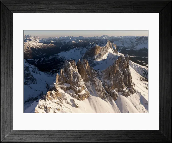 Framed Print : The Vajolet Towers, of the Rosengarten group, dolomites Framed Print : The Vajolet Towers, of the Rosengarten group, dolomites