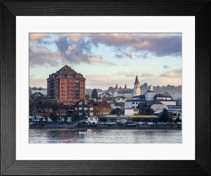 Framed Print : Puerto Varas Skyline, Llanquihue Province, Los Lagos Region, Chile Framed Print : Puerto Varas Skyline, Llanquihue Province, Los Lagos Region, Chile
