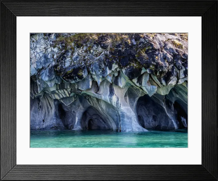 Framed Print : Marble Caves, Santuario de la Naturaleza Capillas de Marmol, General Carrera Lake Framed Print : Marble Caves, Santuario de la Naturaleza Capillas de Marmol, General Carrera Lake