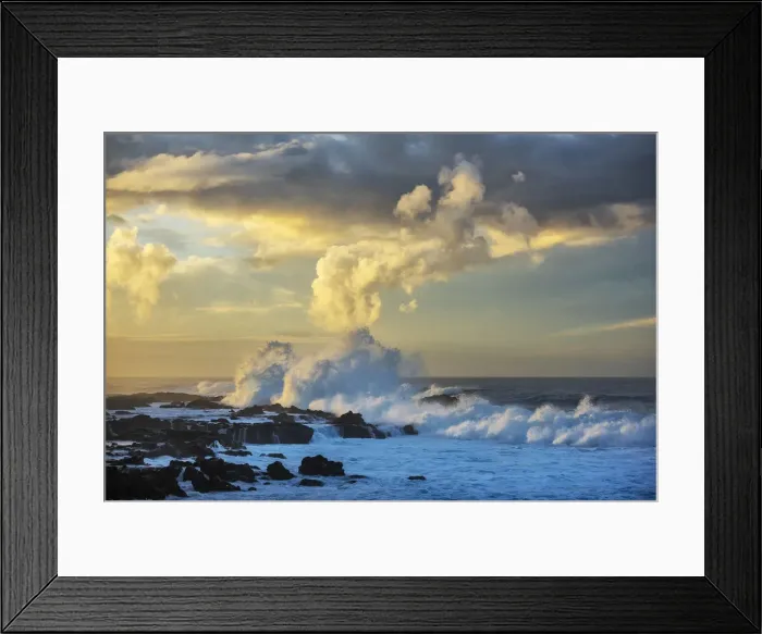Framed Print : South America, Chile, Easter Island, Isla de Pascua, the dramatic coastline Framed Print : South America, Chile, Easter Island, Isla de Pascua, the dramatic coastline