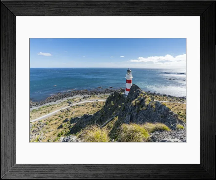 Framed Print : Cape Palliser lighthouse, Cape Palliser, Wellington region, North Island, New Zealand Framed Print : Cape Palliser lighthouse, Cape Palliser, Wellington region, North Island, New Zealand