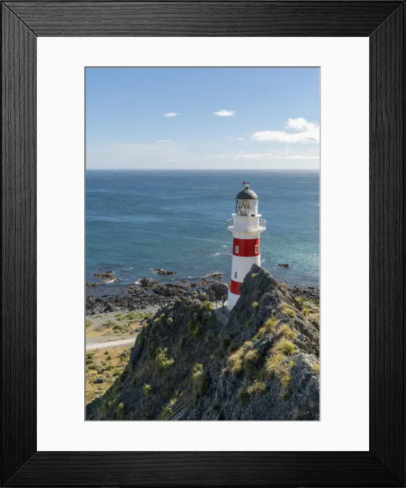 Framed Print : Cape Palliser lighthouse, Cape Palliser, Wellington region, North Island, New Zealand Framed Print : Cape Palliser lighthouse, Cape Palliser, Wellington region, North Island, New Zealand