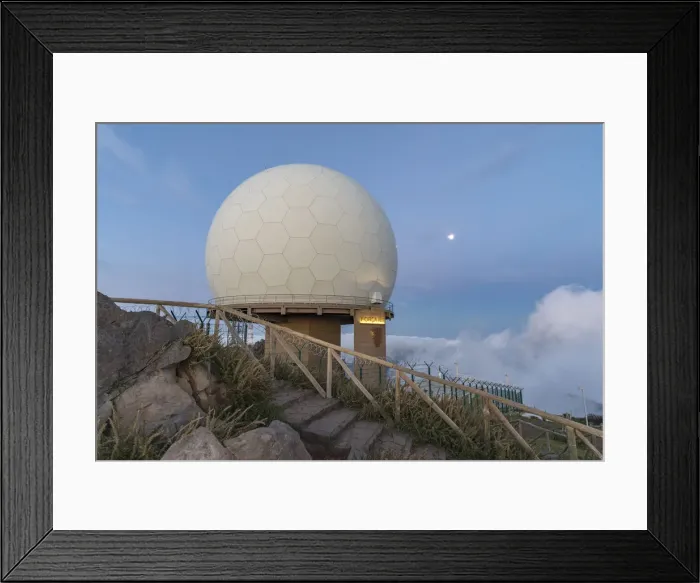 Framed Print : Observatory on the summit of Pico do Arieiro, Funchal, Madeira Island, Portugal Framed Print : Observatory on the summit of Pico do Arieiro, Funchal, Madeira Island, Portugal
