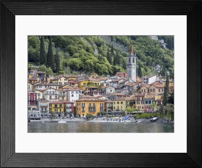 Framed Print : The little town of Varenna, Lake Como, Lombardy, Italy Framed Print : The little town of Varenna, Lake Como, Lombardy, Italy