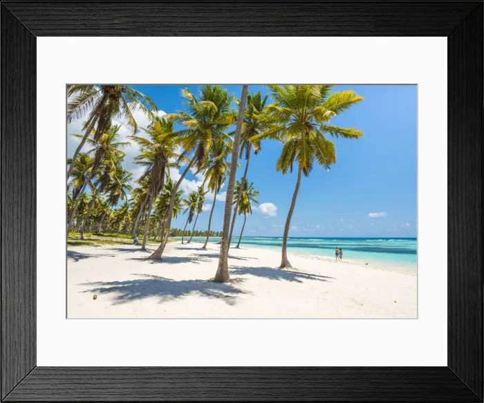 Framed Print : Canto de la Playa, Saona Island, East National Park (Parque Nacional del Este), Dominican