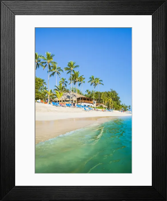 Framed Print : Bavaro Beach, Bavaro, Higuey, Punta Cana, Dominican Republic Framed Print : Bavaro Beach, Bavaro, Higuey, Punta Cana, Dominican Republic