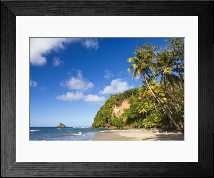 Framed Print : Dominica, Calibishie, Batibou Beach Framed Print : Dominica, Calibishie, Batibou Beach