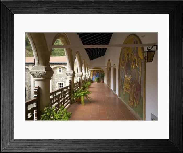 Framed Print : Mosaics in Kyyko Monastery, Troodos Mountains, Cyprus Framed Print : Mosaics in Kyyko Monastery, Troodos Mountains, Cyprus