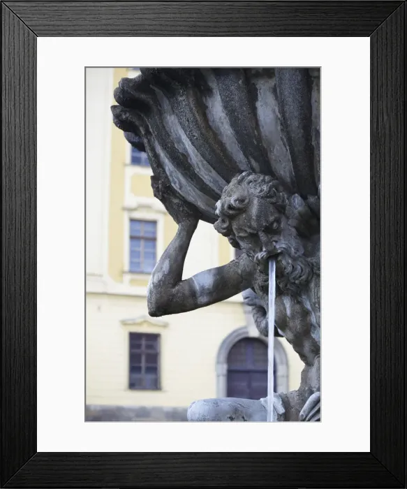 Framed Print : Czech Republic, Moravia, Olomouc, Fountain Of The Tritons In Republic Square (Nam Framed Print : Czech Republic, Moravia, Olomouc, Fountain Of The Tritons In Republic Square (Nam